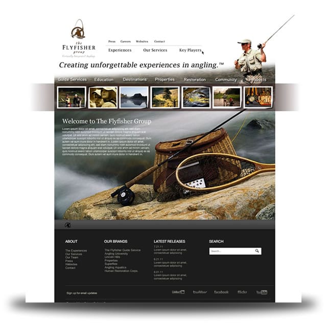 Fly Fishing Web Design