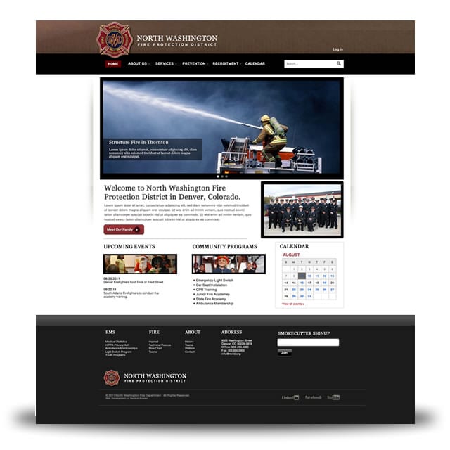 Fire Department Web Design