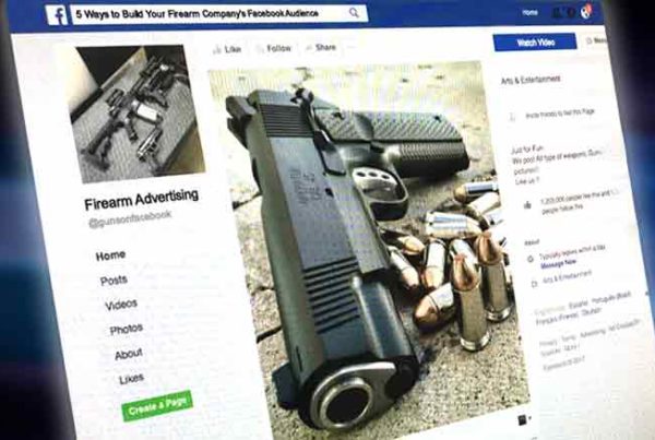 firearm marketing facebook