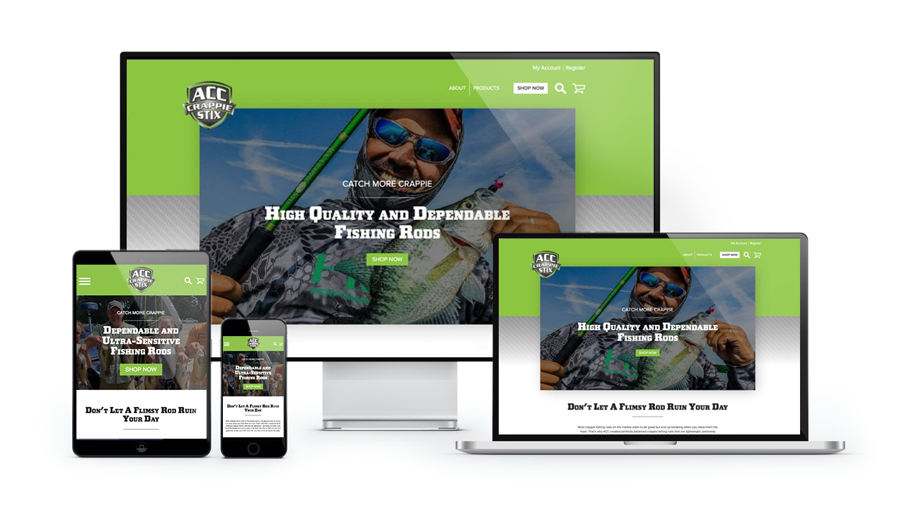 ACC Crappie Fishing Web Design