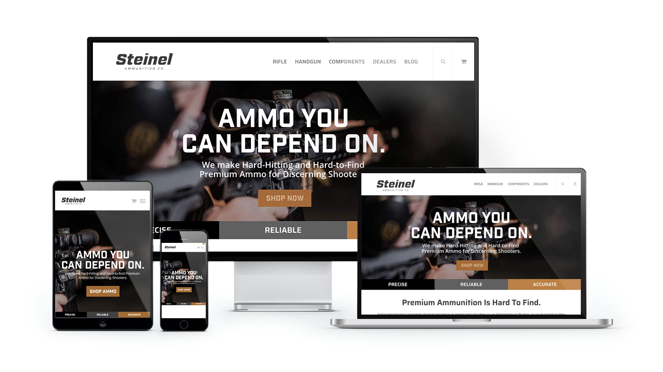 Steinel Ammo Web Design