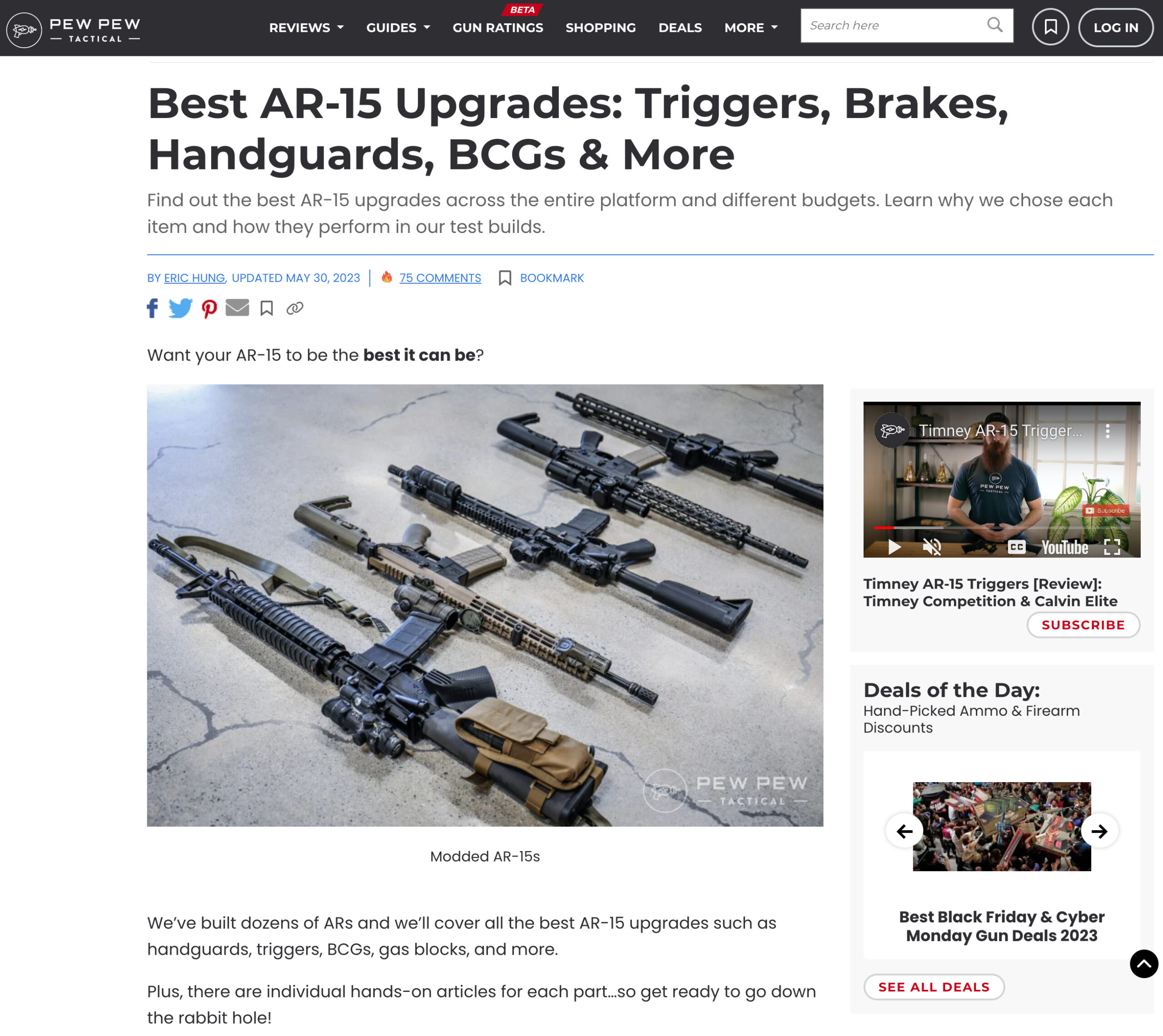 firearms content marketing